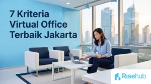 Profesional mengevaluasi kriteria virtual office terbaik di Jakarta sebelum tanda tangan kontrak